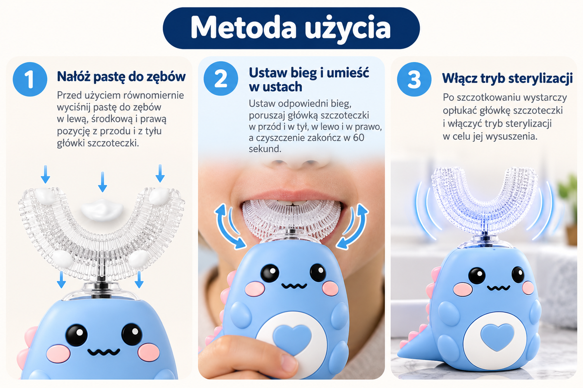 Błysio™ | Czyste Ząbki Bez Marudzenia
